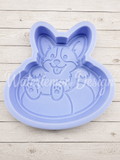 Corgi on a Float Freshie mold